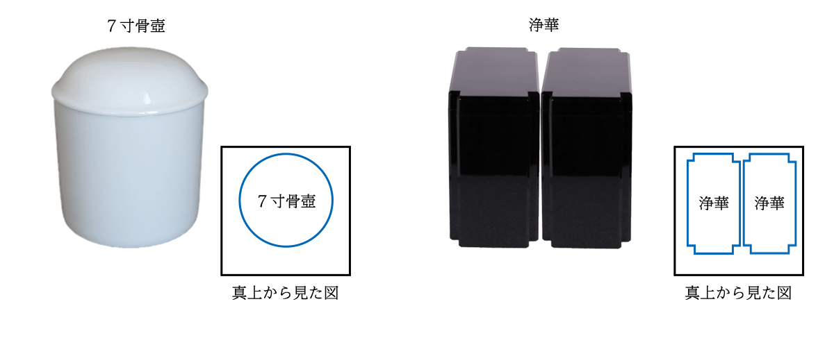 納骨箱「浄華（じょうか）」。